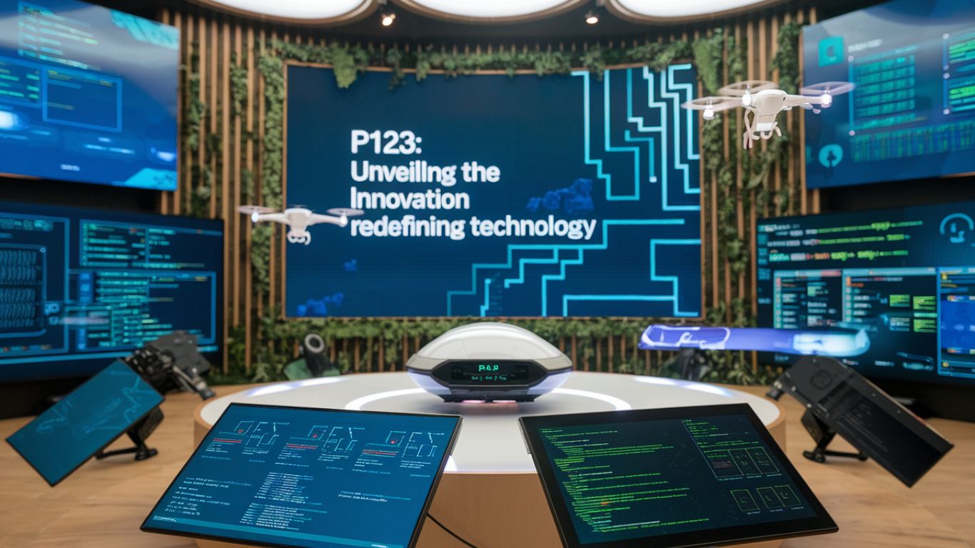 Close-up of the Pi123 showcasing its sleek design and innovative capabilities.