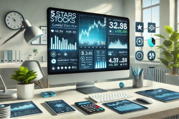 An engaging platform overview of 5starsstocks.com featuring stock insights and tools.