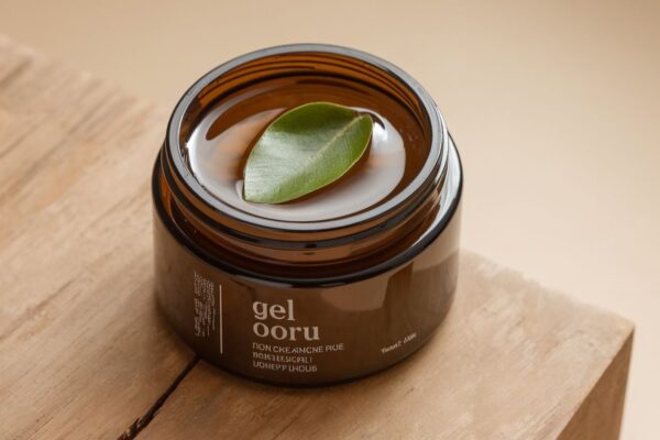 A detailed representation of Gel Ooru and its various benefits in skincare and health.