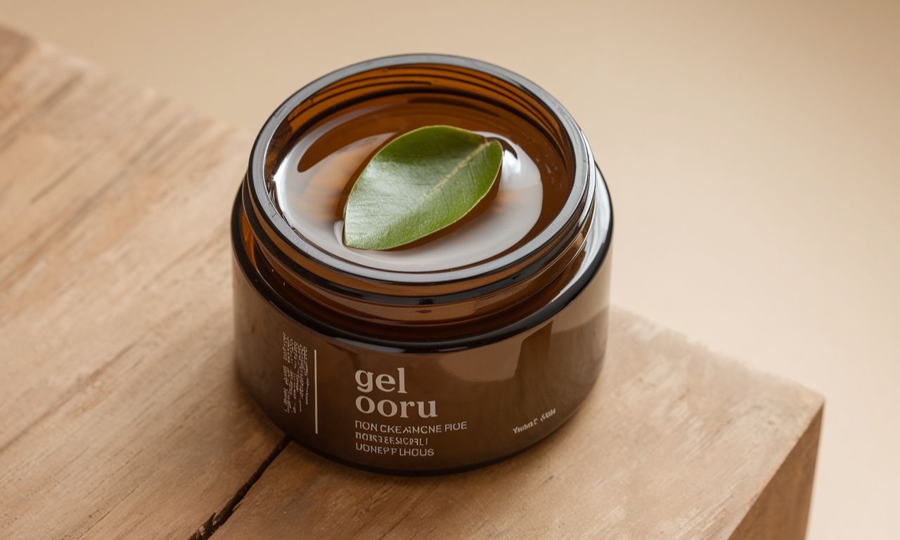 A detailed representation of Gel Ooru and its various benefits in skincare and health.