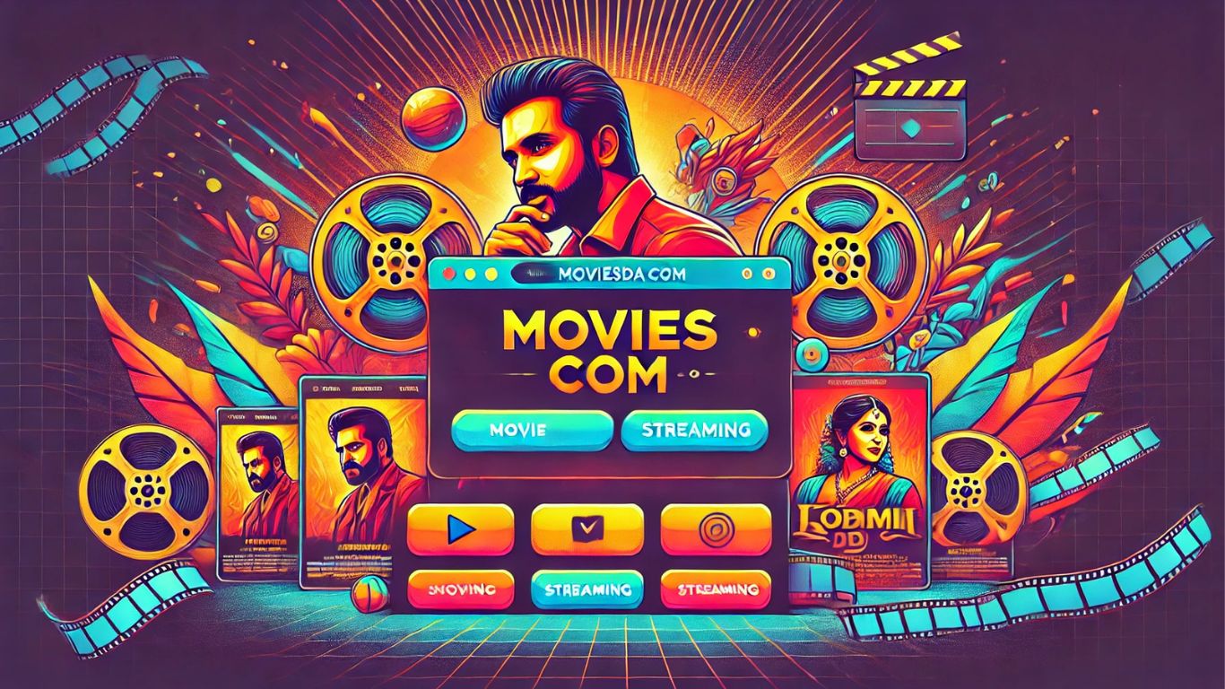 A vibrant display showcasing moviesda com with Tamil movie posters, a streaming interface, and a user-friendly layout.