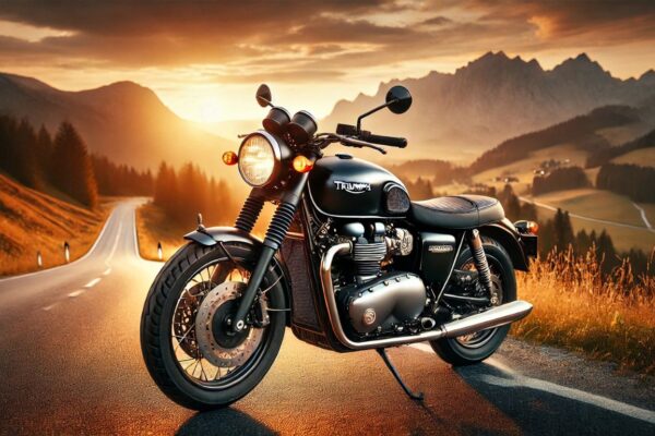 The Triumph Bullet photo stands as a symbol of motorcycle engineering excellence and timeless design.