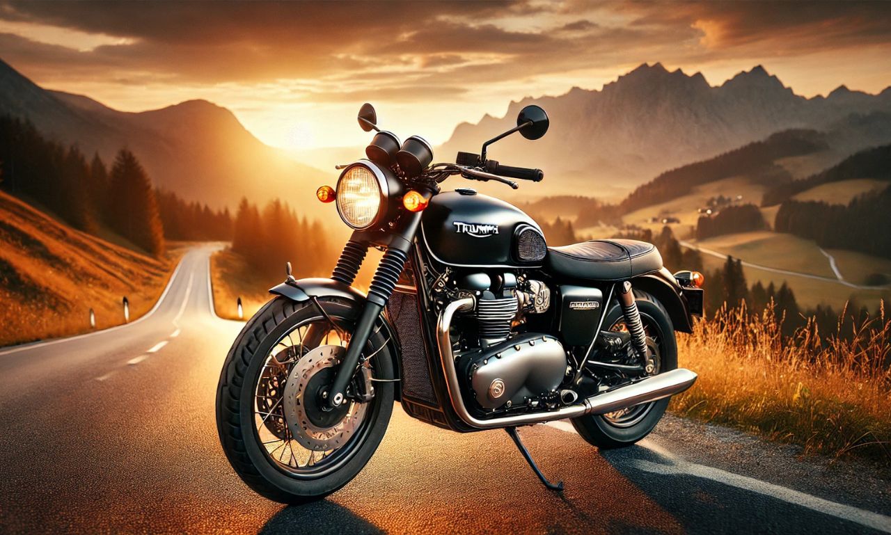 The Triumph Bullet photo stands as a symbol of motorcycle engineering excellence and timeless design.